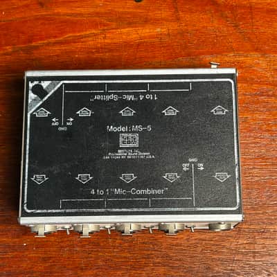 SESCOM 1 to 4 Passive transformer balanced Mic Splitter / Combiner 4 to 1 to 4 vintage DI Mixer image 4