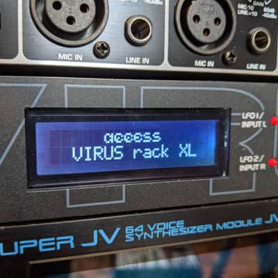 Access Virus Rack XL, rackmount Virus C virtual analog synthesizer, 32 voice polysynth image 1