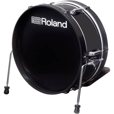 Roland KD-180L-BK V-Drums Acoustic Design 3 Series Kick Drum Pad Regular 18 in.