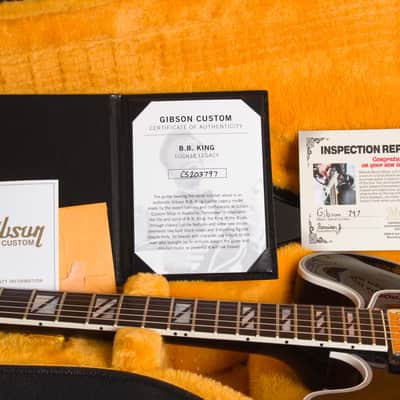 Gibson Custom Shop B.B. King Lucille Legacy Semi-Hollow Body Electric Guitar (2022), ser. #CS203797, original black tolex hard shell case. image 12