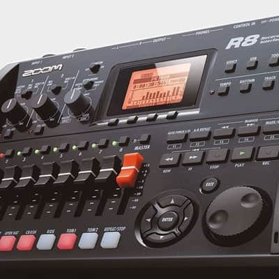 Zoom R8 8-Track Digital - (4) EV RE320 Mic - (4) AT ATH-M20X - (4) InnoGear Microphone Stand image 3