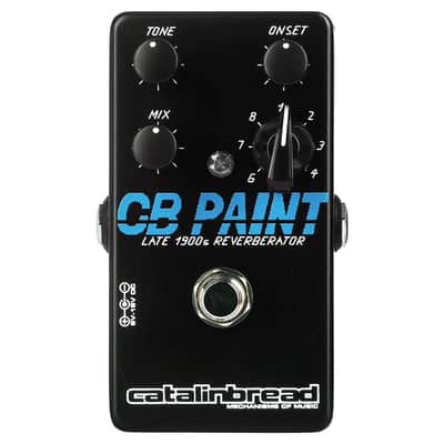 Catalinbread CB Paint Late 1900s Reverberator - Alesis Microverb voiced Reverb pedal image 1