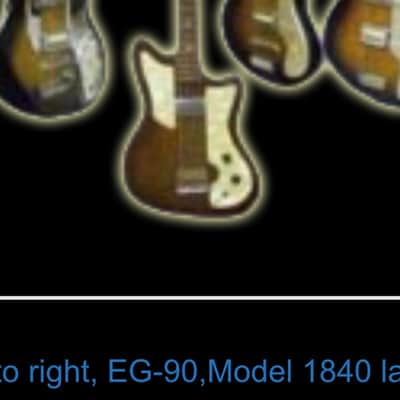 Guyatone Orpheum  Bass model 1202 Fixed Neck  1957-1962 Sunburst image 13