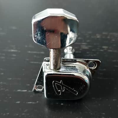 Fender 70s Stratocaster/Telecaster "F" Tuning Heads (6) 2010s - Chrome image 2