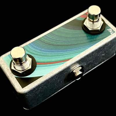 Saturnworks Soft Touch Normally Open Momentary Double Switch + TRS Jack for use with HX Stomp, EHX, & More - Handcrafted in California image 1