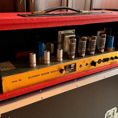 Marshall JMP 1992 MK II Super Bass 2-Channel 100-Watt Guitar / Bass Amp Head 1975 - 1981 image 4