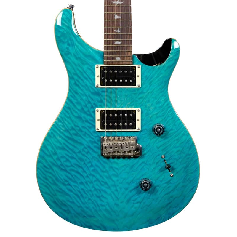 Mint PRS SE Custom 24 Quilt - Sapphire image 1