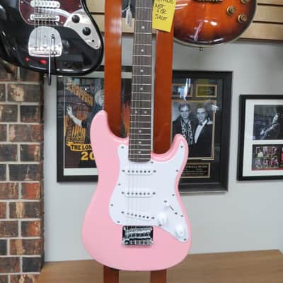 Squier Mini Stratocaster with Laurel Fretboard 2020 - Present - Shell Pink image 1