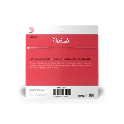 D'Addario - J810 1/8M Prelude Violin String Set - 1/8 Scale, Medium Tension (J810 1/8M) image 3