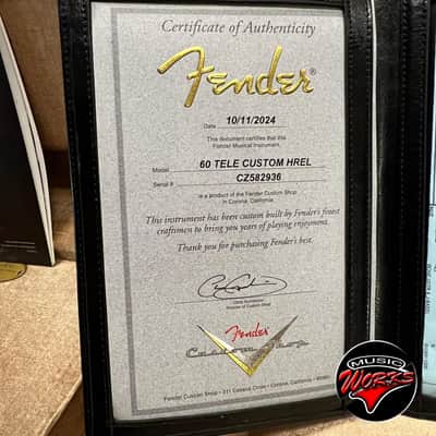 FENDER - CUSTOM SHOP 1960 Telecaster Custom Heavy Relic RW Aged Black 9236091079 image 9