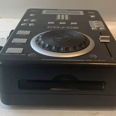 Gemini CDJ-02 DJ CD Player W/ Anti-Shock, Seamless Looping & Large