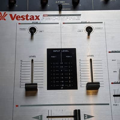 Vestax PMC-05 Pro II DJ Scratch Mixer 1990s Gold/Black image 7