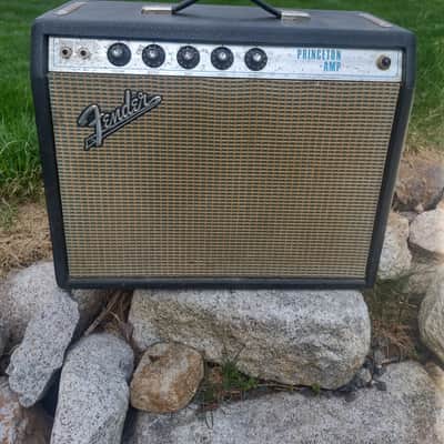 1969 Fender Princeton 12-Watt 1x10" Guitar Amp - 1969 - Silverface image 1