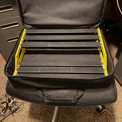 NuX NPB-L Bumblebee Large Pedal Board with Soft Case 2010s - Black / Yellow image 1