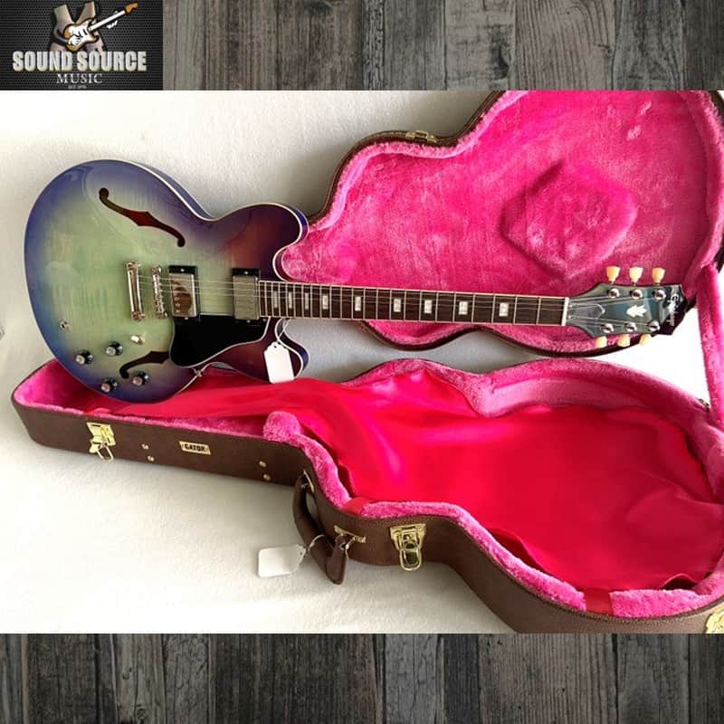 Epiphone ES 335 Blueberry W Hard Case Blueberry
