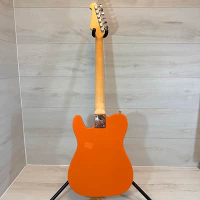 Amati T-Style Electric Guitar Orange Gloss Finish w/ Gig Bag image 10