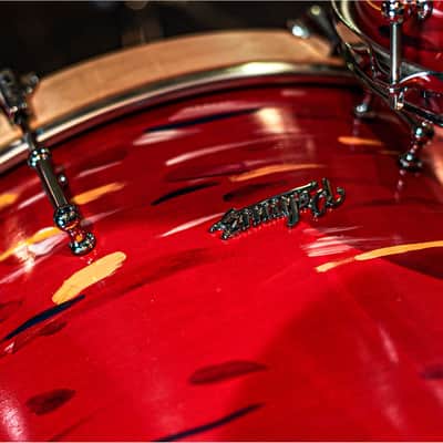 Polmuz Maple Model 1 - 22/13/16/18 - Artist Cosmic Red from Calendar - PROMO image 11