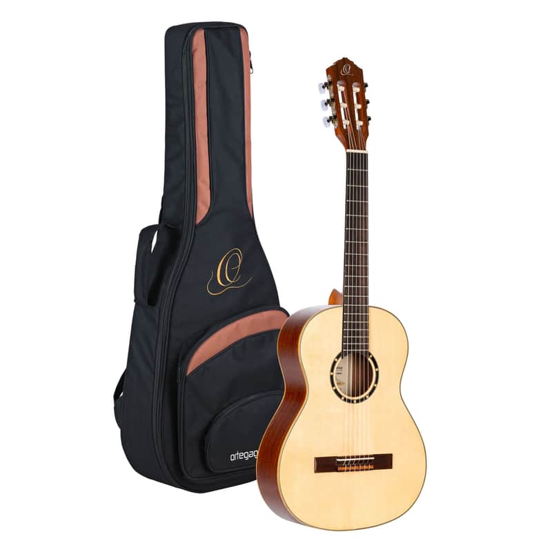 Ortega R121G-3/4 Family Series Cedar Top Mahogany Neck 3/4 Size Nylon 6-String Classical Acoustic Guitar w/Gig Bag image 1
