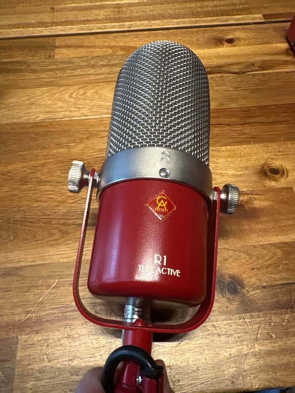 Golden Age Project R1 Tube Active Ribbon Microphone 2010s - Red image 1
