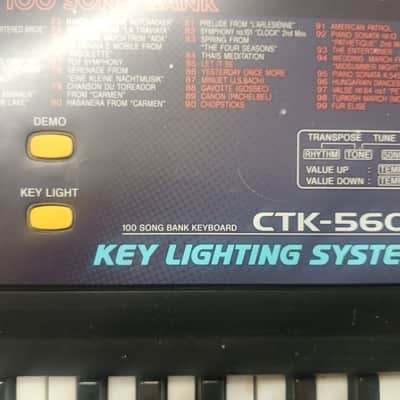 Casio CTK 560 L mid-90s - Black image 7