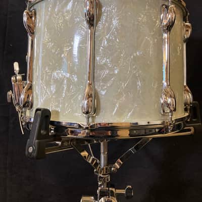 Slingerland - 10x14" No. 142 Marching Snare Drum, 1968–1972 - Marine Pearl image 10