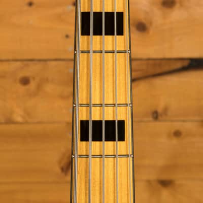 Squier Classic Vibe 70s Jazz Bass V - Maple - Black - 5-String image 6