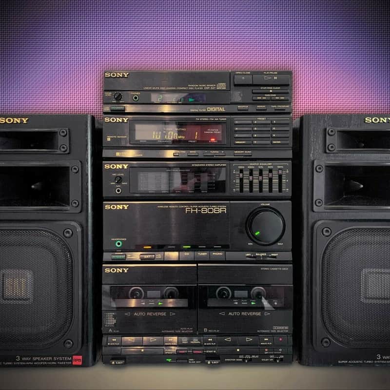 1988 Sony FH-808R CDP-S27 Black