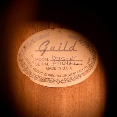 Guild D25-NT Natural 1996 image 9