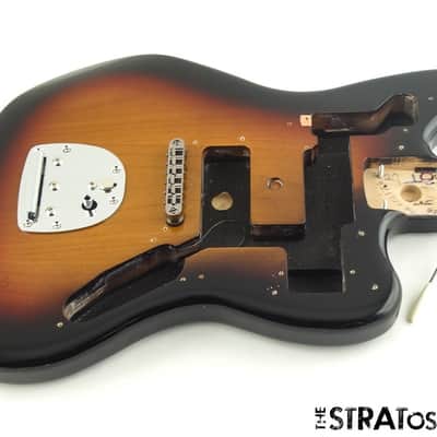 Vintage RI Fender Kurt Cobain NOS Jaguar HH Guitar BODY + HARDWARE Sunburst