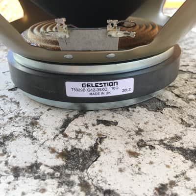 Celestion 90th Anniversary Limited Edition G12-35XC 12" 35-Watt 16 Ohm Replacement Speaker 2010s - Gold image 3