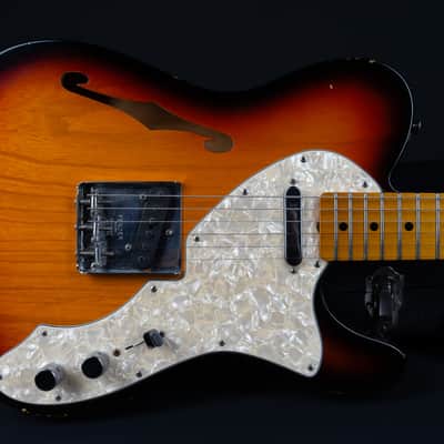 Fender Greg Fessler Masterbuilt 1969 Telecaster Thinline 2010 - Sunburst image 19