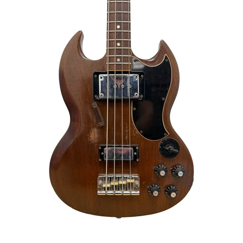 1969 Gibson EB-3 with Slotted Headstock - Walnut image 1