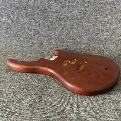 Natural Solid Wood P/J Bass Body for DIY Build image 4