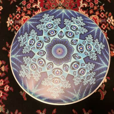 Evans Danny Carey TOOL 22” Fear Inoculum "Tondo"  Ver. #2 Bass Drum Head image 2