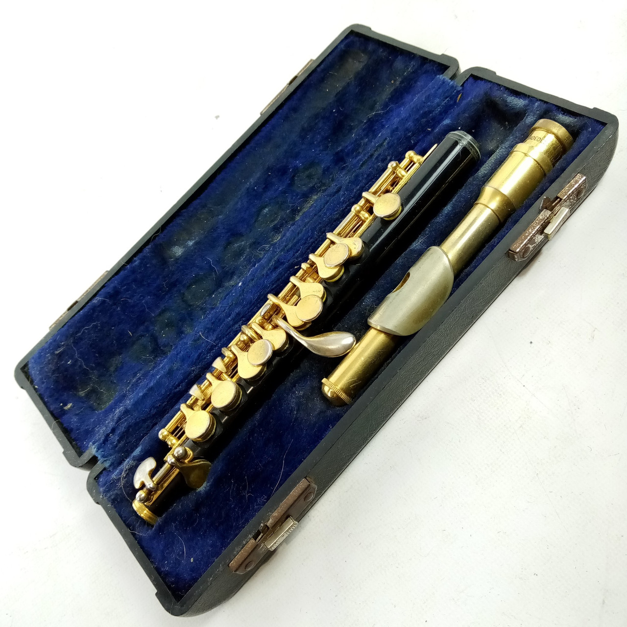 "Symphony" Piccolo Flute Silver/Wood Serial: 0303088 Gemeinhardt Case Vintage — main photograph