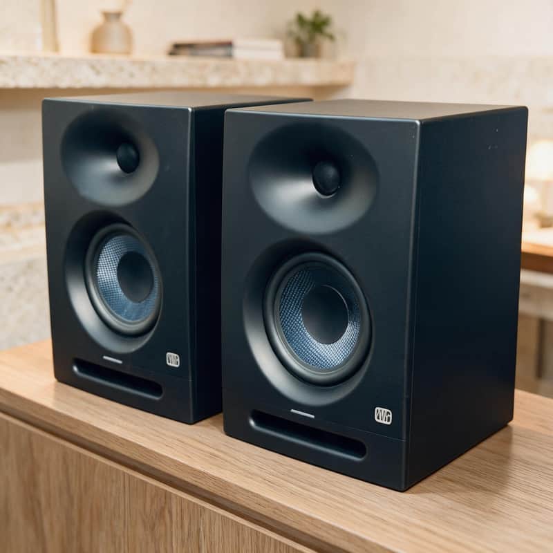 PreSonus Eris Studio 5 Rare Vintage MINT Active Studio Monitors Pair Warranty image 1