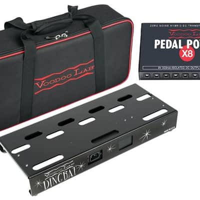 Voodoo Lab Dingbat Small Pedalboard with Pedal Power X8 image 1