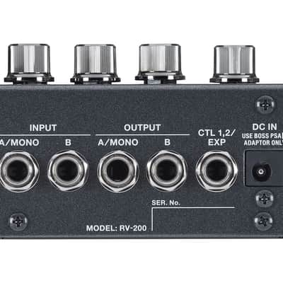 Boss RV-200 Reverb Pedal with 12 Reverb Styles - Open Box image 4
