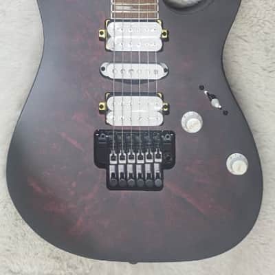 Ibanez RG Series RG470DXWWZM Solid Body Electric Guitar, Wine Red Frozen Matte image 1
