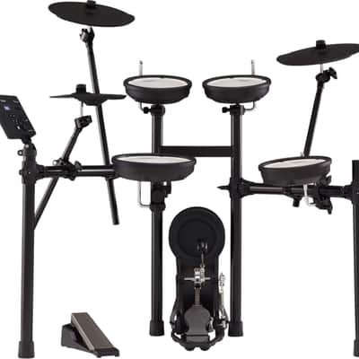Roland TD-07KV V-Drums 5-Piece Electronic Drum Kit, Black