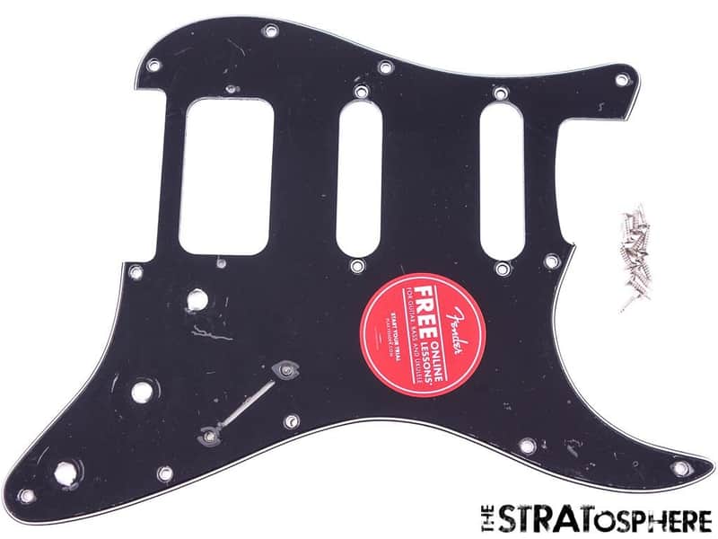 Fender Squier Classic Vibe 70s Strat HSS PICKGUARD Black, 3 Ply, Stratocaster! image 1