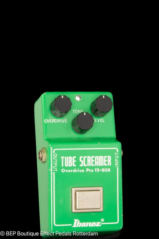 Ibanez TS-808 Tube Screamer with JRC4558D op amp 1981, " R " logo s/n 127576 Japan image 1