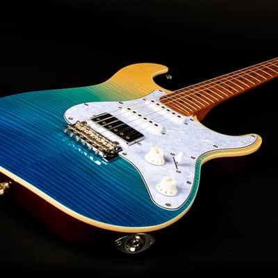 Jet JS-450 TBS 450 Series Basswood Flamed Maple Top Body Canadian Roasted Maple Neck 6-String Electric Guitar image 5