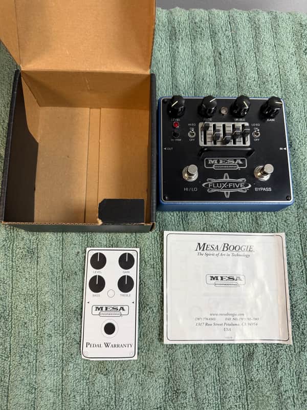 Mesa Boogie Flux-Five　美品　箱付 Mesa Boogie Flux Five Overdrive/EQ | Reverb