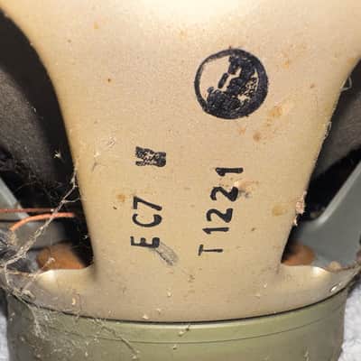 1970 Celestion Greenback Matched Quad – T1221 G12M – Original Pulsonic Cones Bild 10