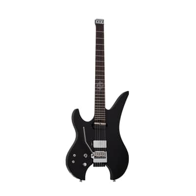 Schecter Synyster Gates Custom-6 TR-S Headless LH Left-Handed Guitar Satin Black B-STOCK image 1