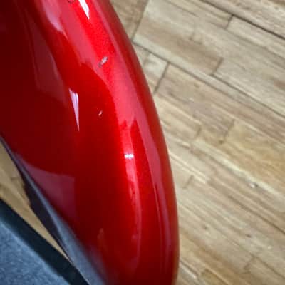 Squier Classic Vibe 50’s FSR Stratocaster - Candy Apple Red w/matching headstock -Upgraded tuners and pickups + sc image 20