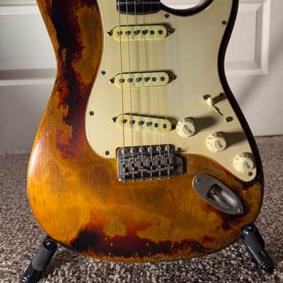 Nacho 2024 Early 60s Strat “Rory” - Aged Sunburst image 2