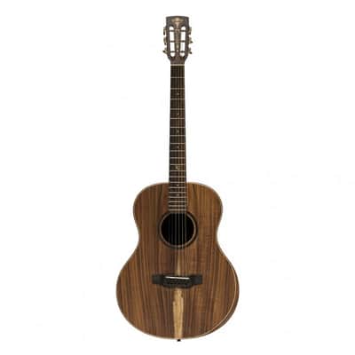 Crafter BIG MINO ALK LH Mino Series Solid Taiwanese Koa Top Mahogany Neck 6-String Acoustic-Electric Guitar w/Gig Bag For Left Hand Players image 3