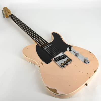 2018 Fender Custom Shop NAMM Ltd Custom Telecaster Relic – Faded Aged Shell Pink image 14